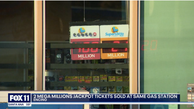 2 Mega Millions jackpot tickets sold at same Los Angeles gas station Friday night