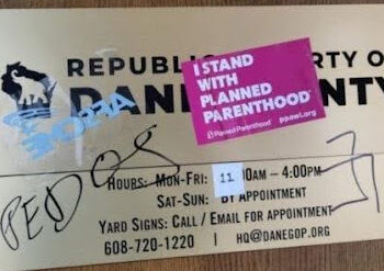 Dane County Republican Party Office Vandalized